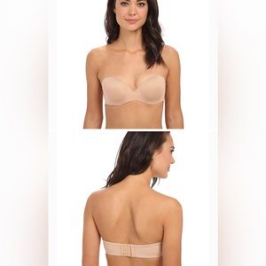 Le Mystere Sculptural Strapless Push Up Bra 34D